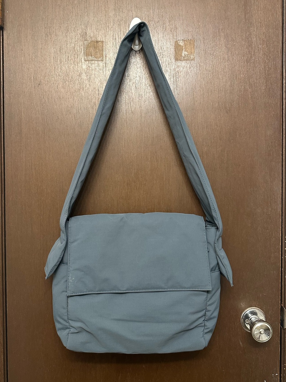 Light Blue Men's Crossbody Shoulder Bag